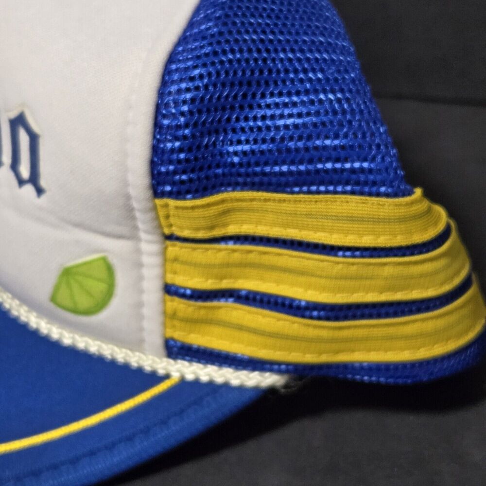 VINTAGE 1990’s‎ Slightly Used Corona Extra Trucker Style Snap Back Hat with Lime - Picture 5 of 12